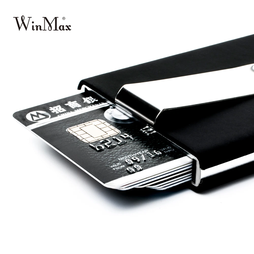 Winmax, бизнес ID держатель для карт, для мужчин и женщин, зажим для денег, чехол, карманная коробка, крышка, подарок на день рождения, водонепроницаемый, кредитный держатель для карт
