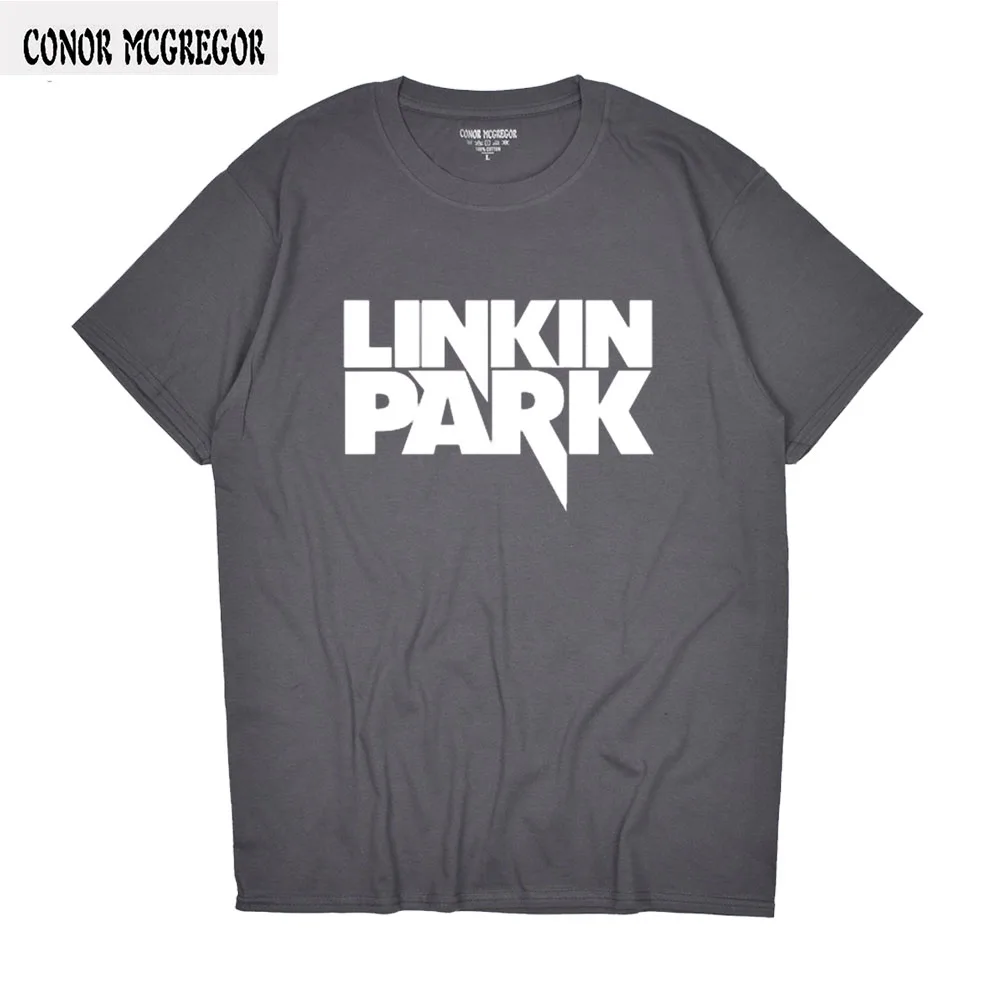 2018 летняя модная мужская футболка Lincoln LINKIN Park хлопок Linkin брендовая одежда