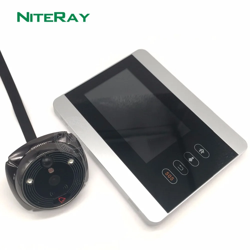 4 дюйма Wi-Fi видео звонок GSM глазок 1080P Камера двухканальную аудиосвязь говорить дверной звонок глазок дверной звонок SMS пуш-ап движения сигнализации SD карты