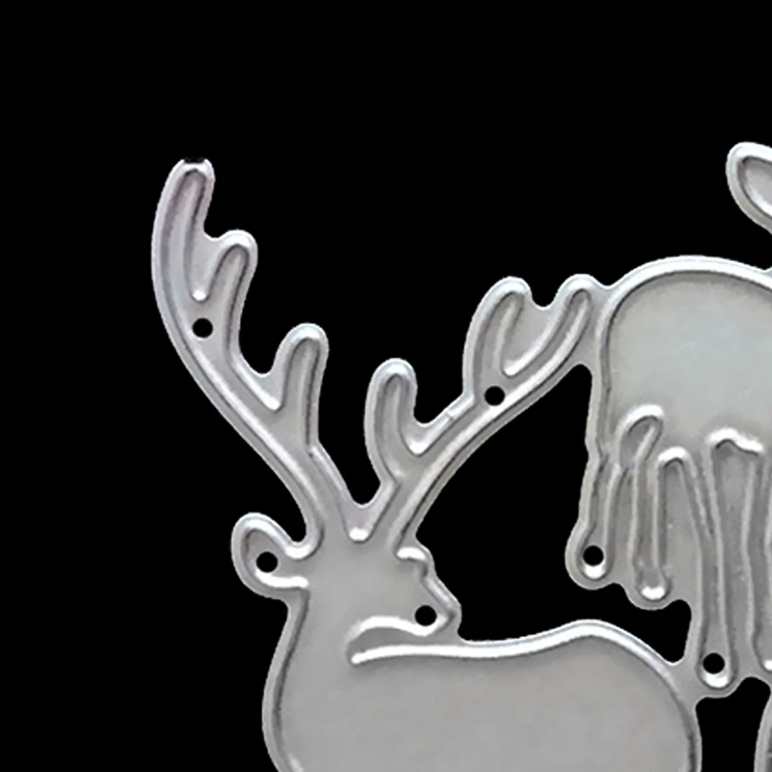 Набор рождественских оленей на заказ Металлический Стальной трафарет для