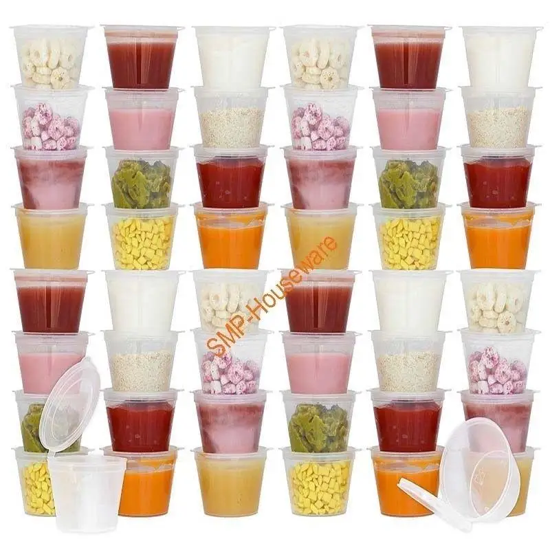 50 шт одноразовые BPA-Free контейнеры для хранения детского питания с откидными крышками | путешествия закуски чашки | магазин домашние, органические пюре