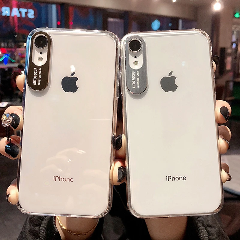 Роскошный чехол для iPhone X XS Max 8 7 6 s Plus Capinhas ультра тонкий жесткий пластиковый