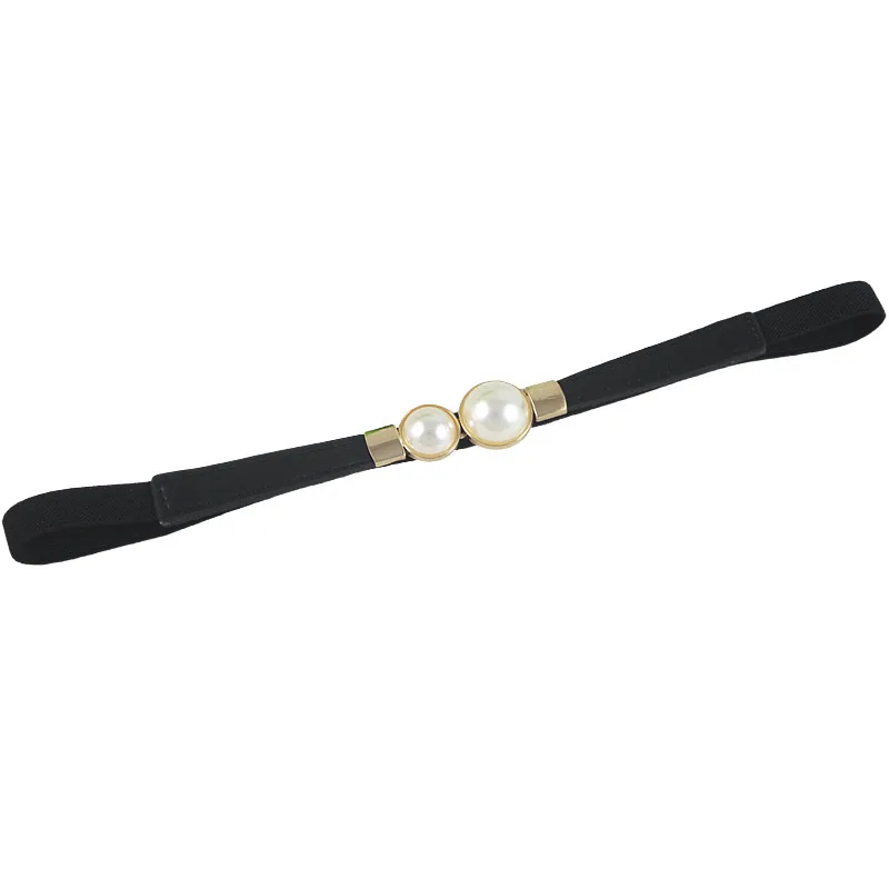 Элегантные женские жемчужные ремни для платья с высокой талией дизайнерские