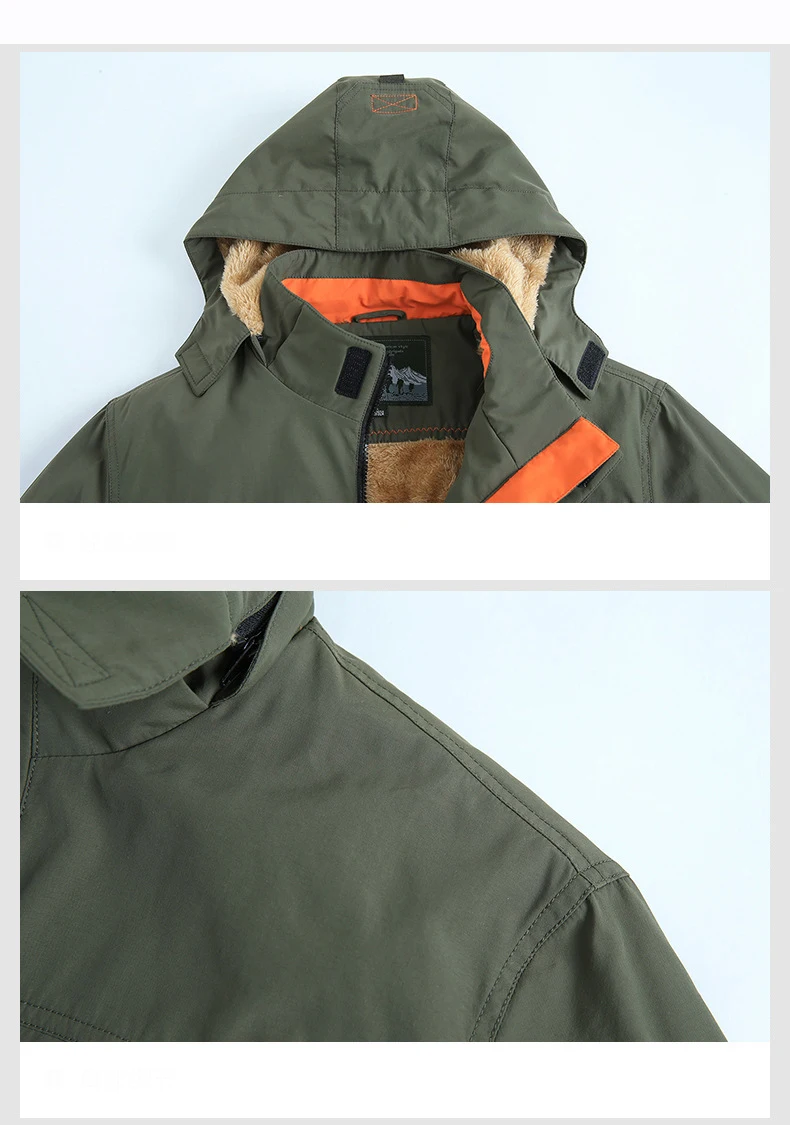 TIEPUS плюс размер 5XL, 6XL куртка мужская модная верхняя одежда с капюшоном и Куртки Флисовая теплая Военная Повседневная куртка мужская ветровка