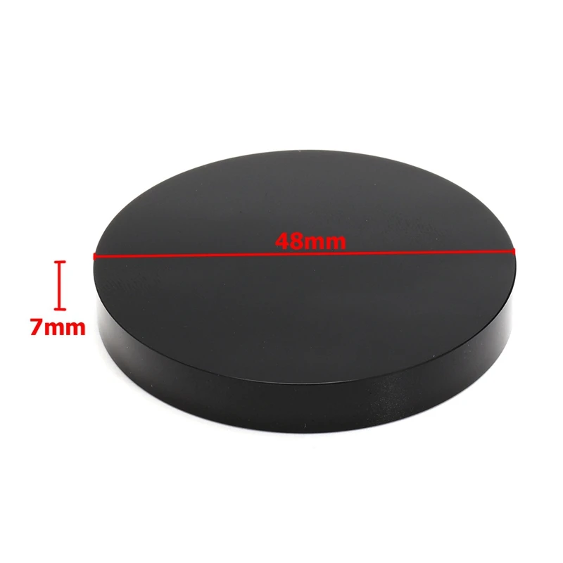 KiWarm, новинка, 48 мм, черный обсидиан, зеркало, кристалл, драгоценный камень, Целебный Камень, фэн-шуй, ремесла, домашний магазин, украшение стола, подарок на удачу