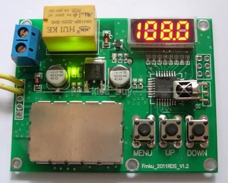 Модуль цифрового радиоприемника с функцией программирования RDS 76 108