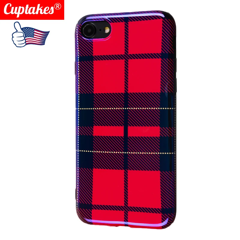 Cuptakes Роскошный Глянцевый Мягкий силикон IMD чехол для iPhone 6 6S 7 8X10 крышка милый