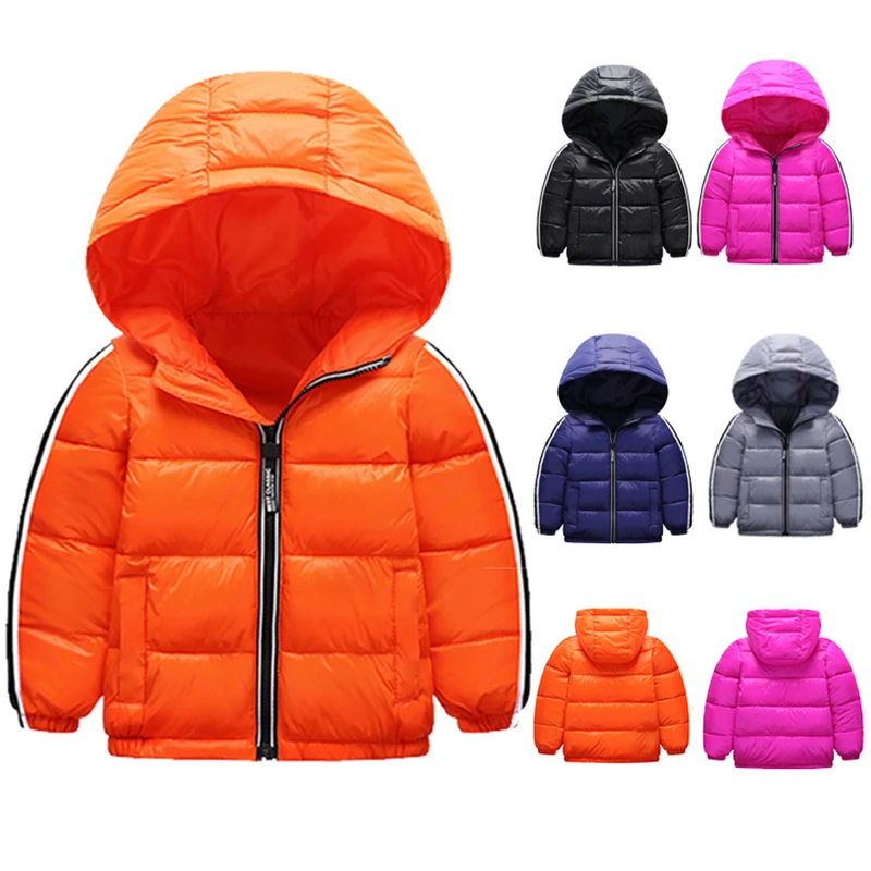 Детское пальто осенняя куртка для мальчиков Детская пуховая хлопковая одежда