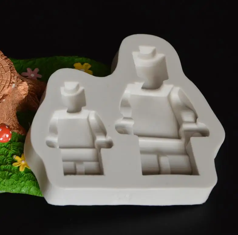 Lovely Ninja Shape Fondant Cake Decorating Silicone Mold DIY Baking Tools Chocolate Sugarcraft Mould | Дом и сад