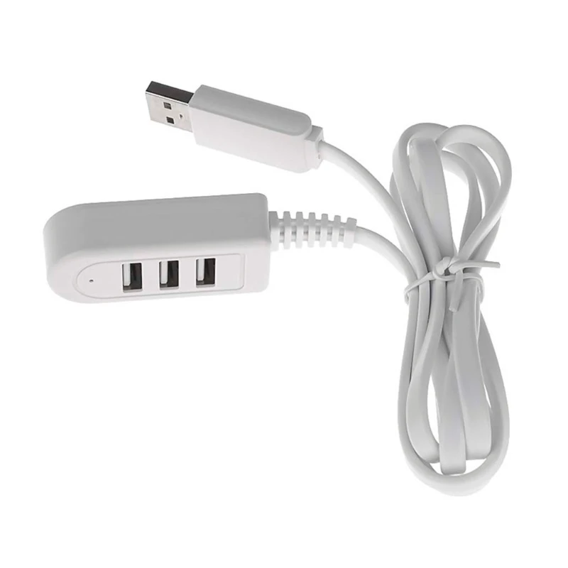 

High Speed 3 Ports USB 2.0 Hub Extension Splitter for Laptop PC Computer Charger