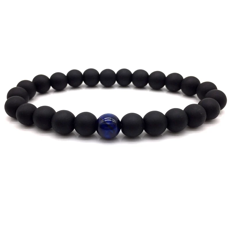 Мужской браслет с классическим бисером новинка 2019 модные браслеты подвесками в