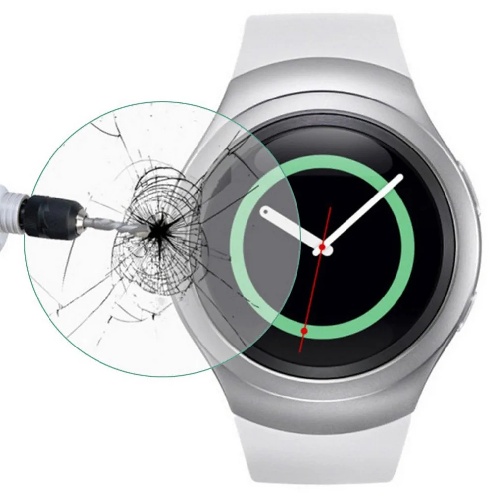 Закругленное закаленное защитное стекло для Samsung Gear S2|tempered glass screen protector|glass