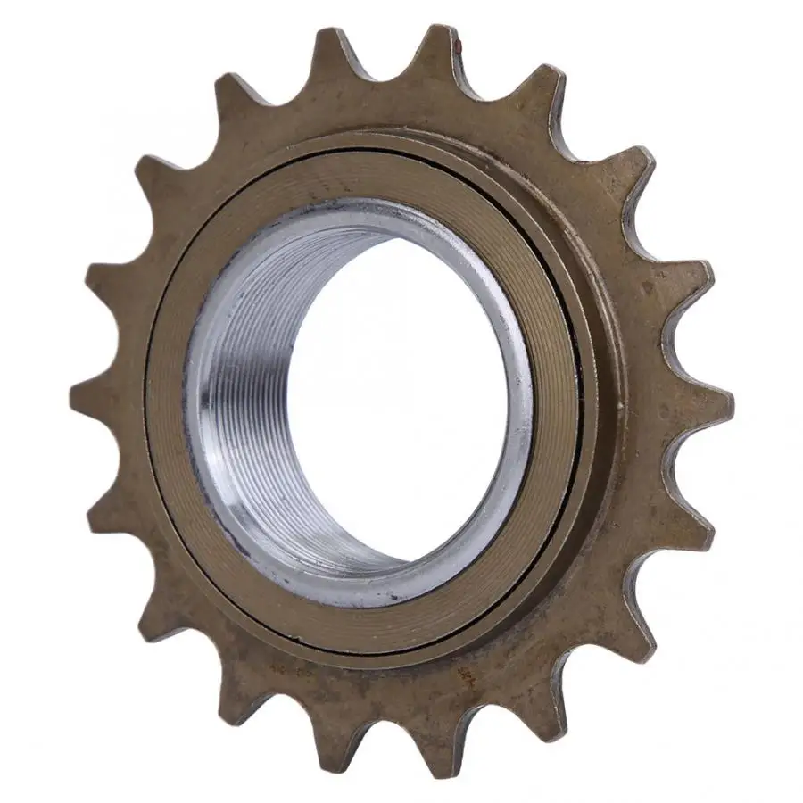 Металлическая велосипедная цепь 18T Freewheel звездочка односкоростная Сверхлегкая