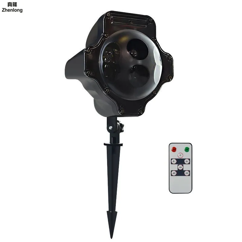 Светодиодный светильник для лужайки снежинка пульт дистанционного управления