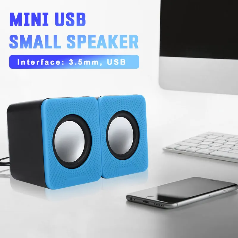 100% новый мини портативный Проводной планшетный компьютер USB динамик Мультимедиа