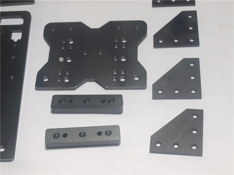 SWMAKER Openbuilds 3D printer OX CNC router gantry plate kit for NEMA 23 motor black color