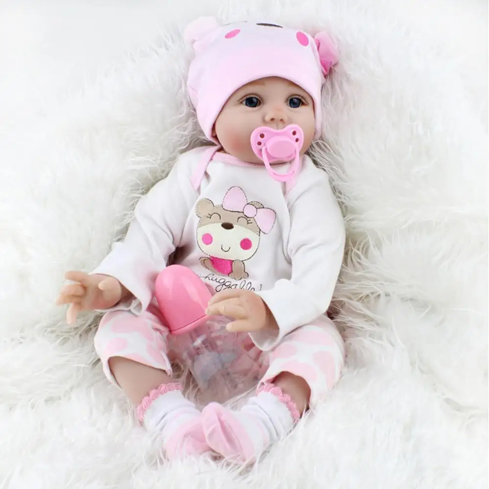 Reborn Newborn Baby Realike Doll Handmade Lifelike Silicone