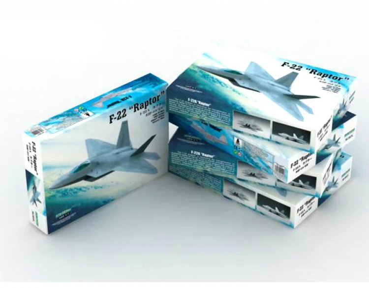 1: 72 Американский продвинутый F22A Raptor Stealth истребитель Сборная модель самолета