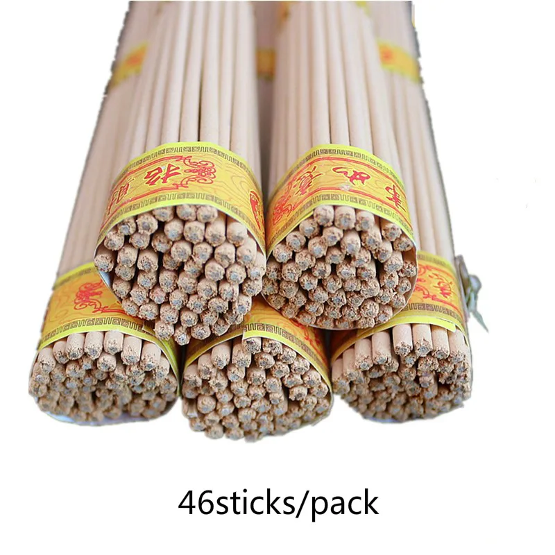 46pcs/pack Sandalwood Incense Sticks for Buddhist Temple Religious Aromatic Resin Smell Home Joss Stick A $ | Дом и сад