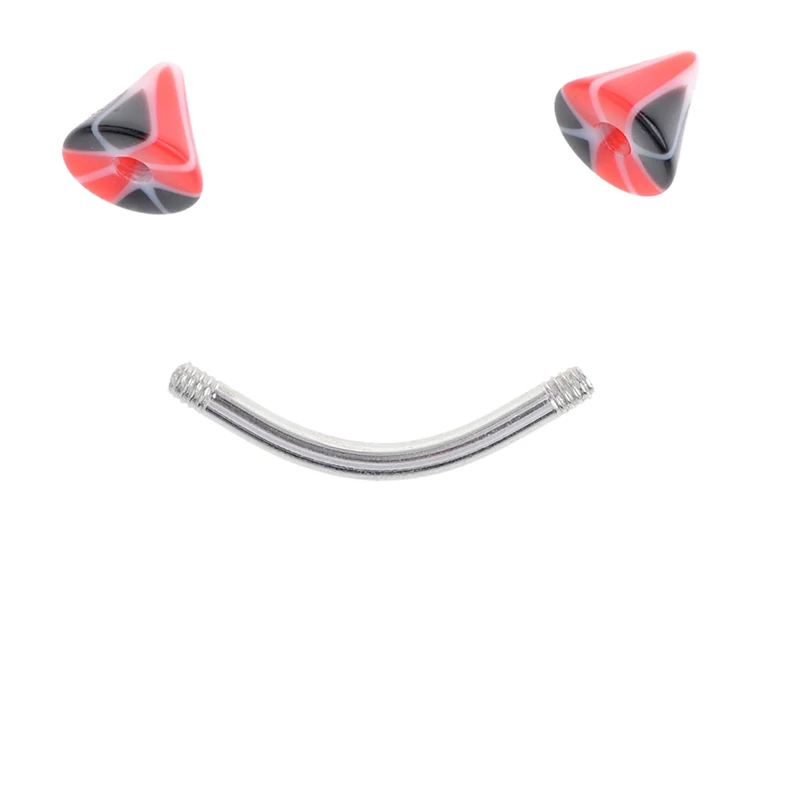 20 шт. изогнутые Кольца для бровей из нержавеющей стали | Украшения и аксессуары