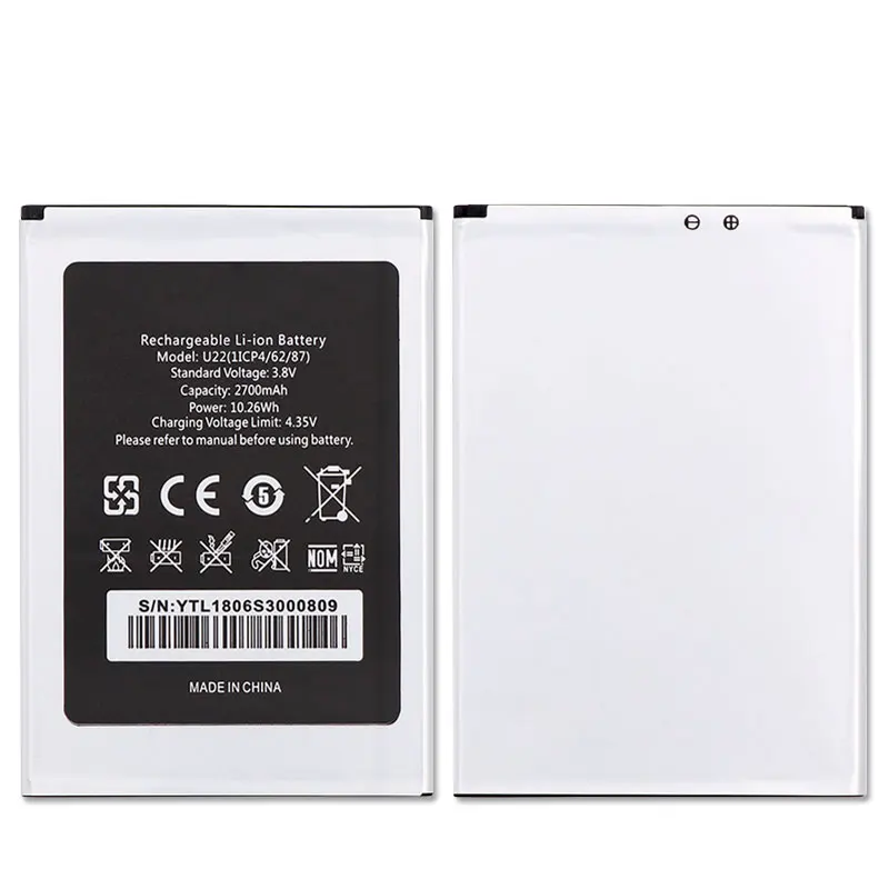 Mcdark 2700 мАч аккумуляторы высокой производительности для Oukitel U22 Батарея запасные