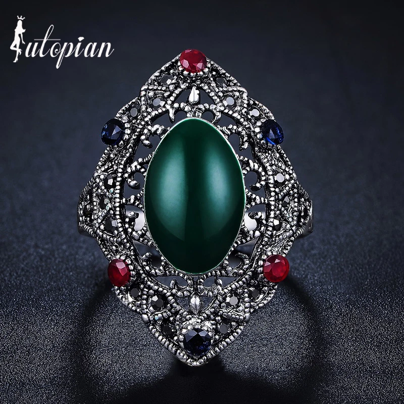 Iutopian Марка Новое Прибытие Старинные Ювелирные Изделия Античный Кольцо с