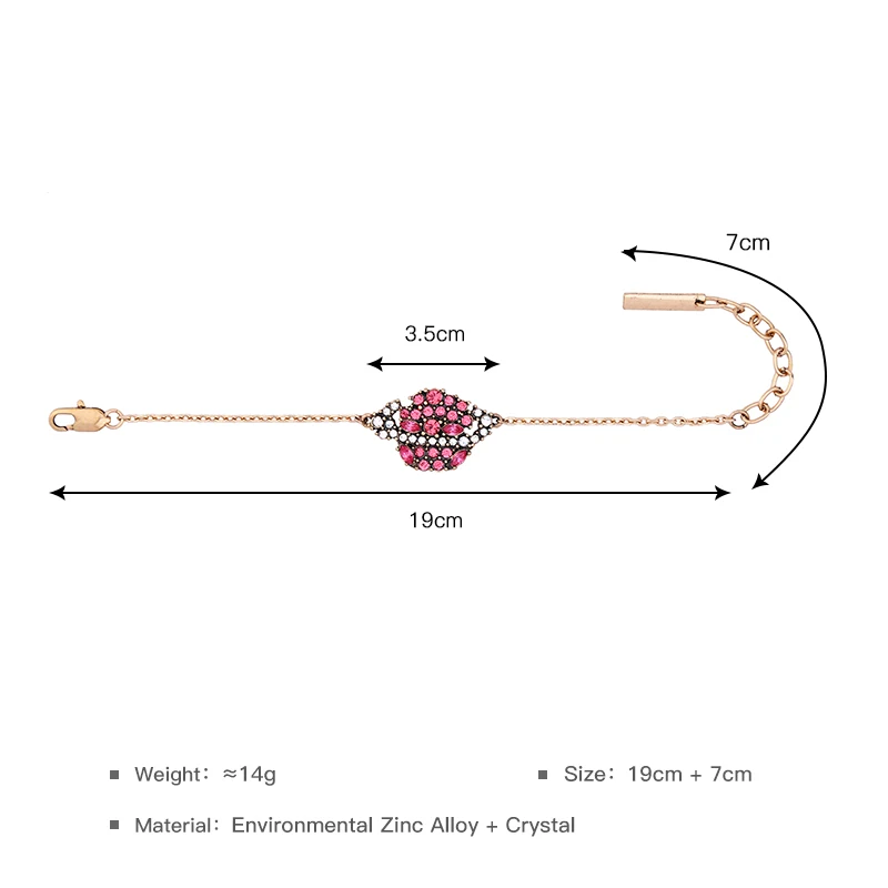 Античный браслет золотого цвета с цепочкой и кристаллами для женщин модные
