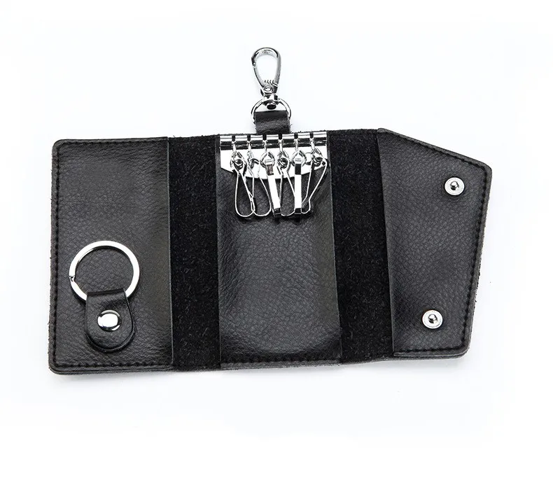 Верхний слой кожаный Автомобильный Брелок-кошелек брелок для ключей чехол CNYOWO