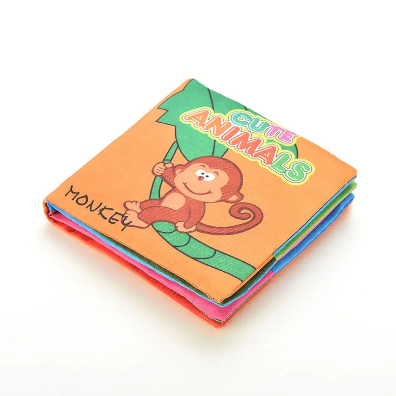 

8 страниц детская игрушка, Пупс солнце книга из ткани, игрушки форма животных номер кукла игрушка для От 0 до 3 лет книги для раннего развития ...