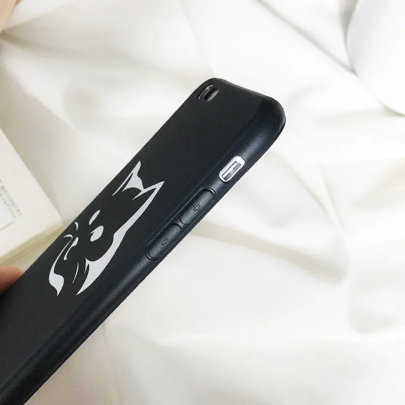 Милый чехол для телефона с абстрактным рисунком кота iphone X XS чехлы MAX XR 6 6S 7 8 plus