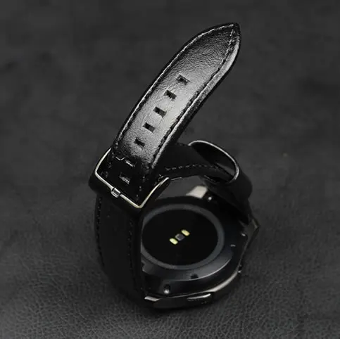 Ремешок кожаный для наручных часов браслет Samsung Galaxy Watch 46 мм Gear S3 Huawei GT Amazfit 2 22