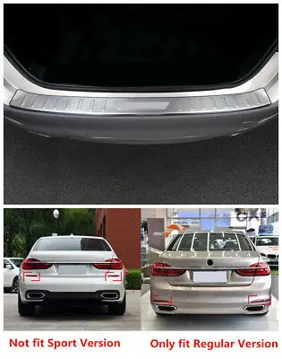 

Steel Outer Rear Bumper Protector Sill Trim 1pcs For BMW 5 Series G30 2017 2018