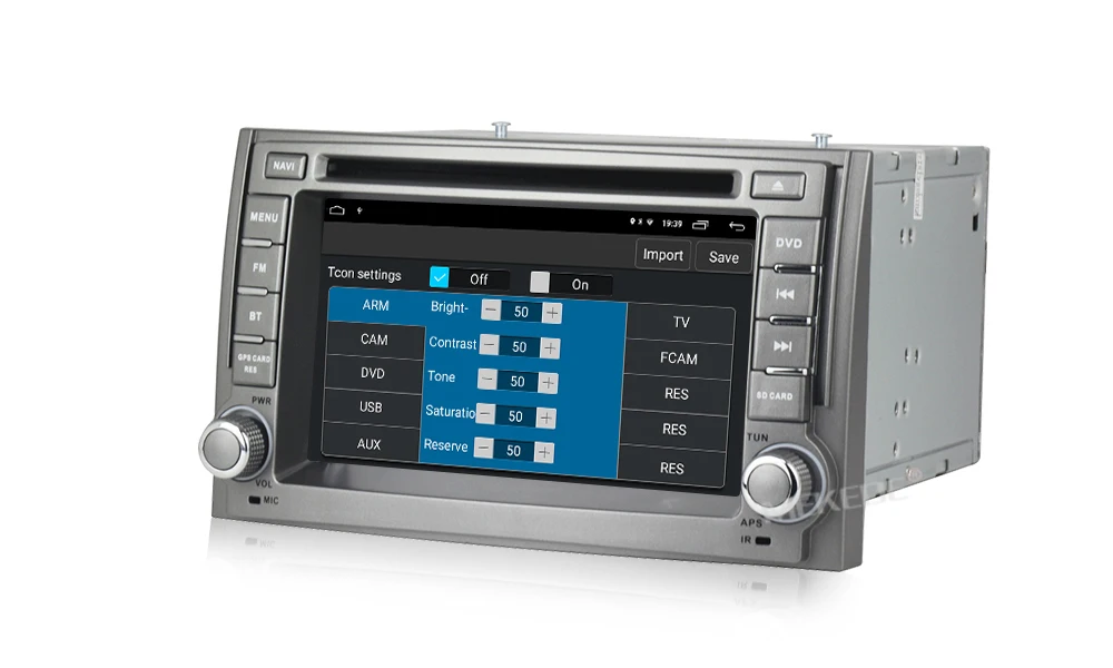 MEKEDE 4 ядра Android 9,1 2 Din Автомобильный мультимедийный dvd-плеер для hyundai H1 Grand Starex 2007- gps Navi авто радио WiFi BT SWC