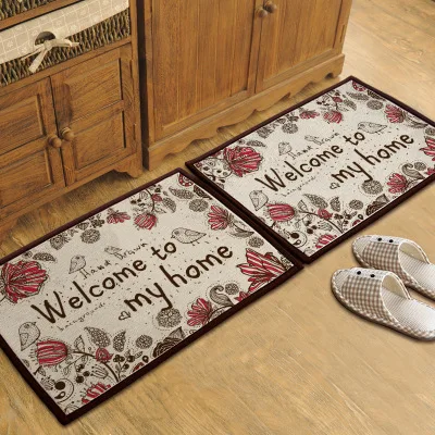 

New Listing Modern Design Welcome To My Home Mat Outdoor Indoor Antiskid Decor Doormat alfombras For Better Life