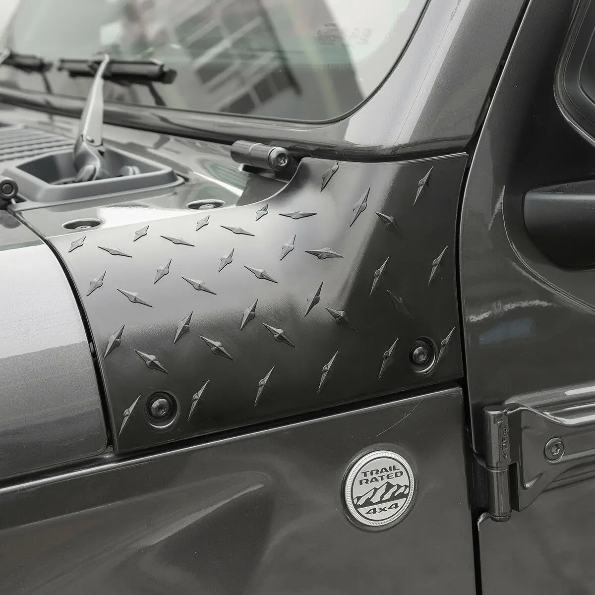 Новый боковой корпус из АБС-пластика черный для Jeep Wrangler JL JLU 2018 2019 2 шт. | Автомобили