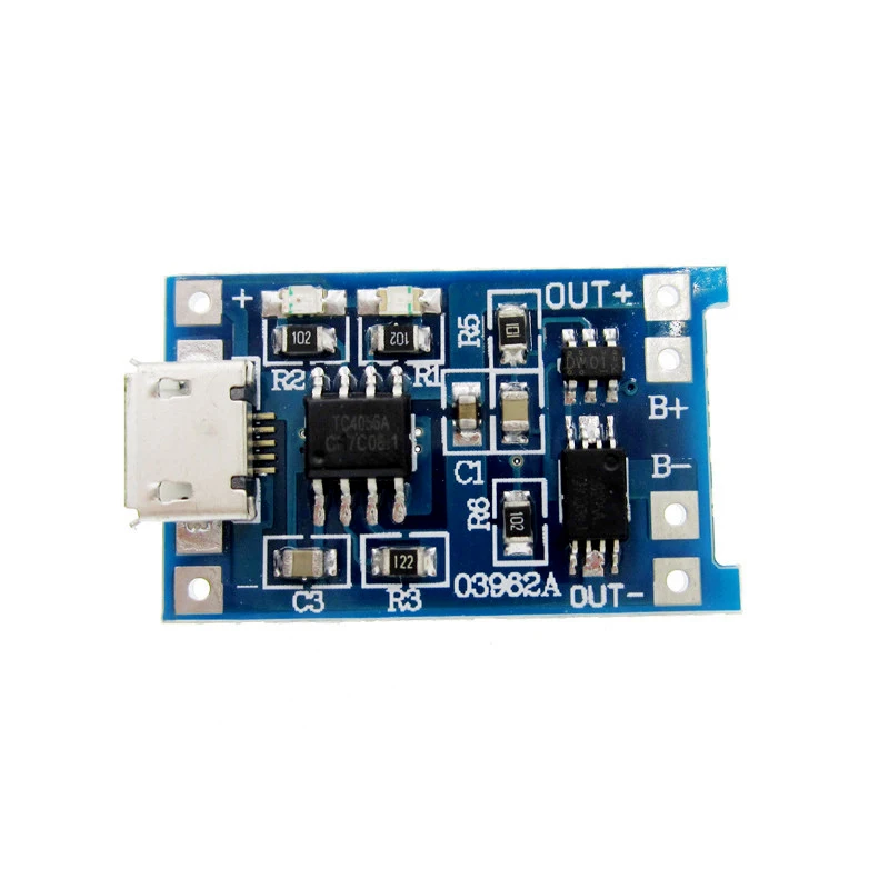5 шт. в Micro USB 1A 18650 литиевая батарея зарядная плата с защитным зарядным модулем |