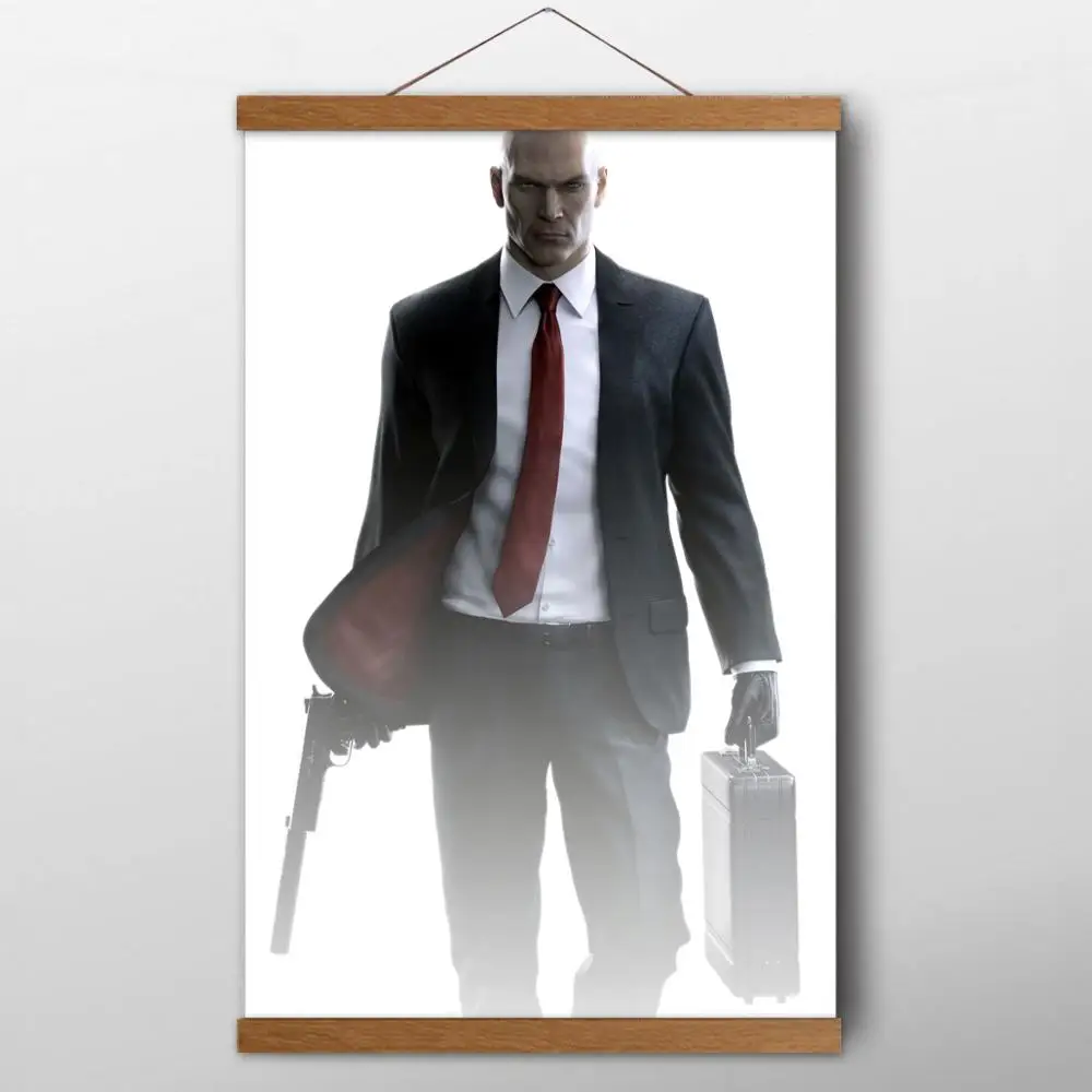 Hitman Absolution 47 игровой плакат Настенная картина холст художественные принты свитки