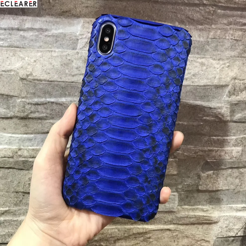 Роскошный чехол для iPhone XS MAX из натуральной кожи питона, кожаный чехол для iPhone XR, оригинальная кожаная задняя крышка для iPhone XS MAX/XR, чехлы