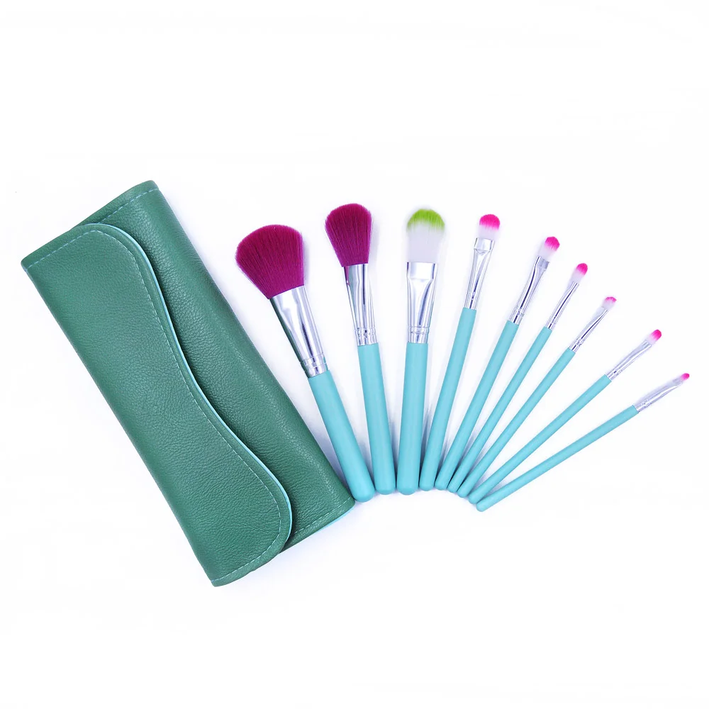 9 шт. кисти для макияжа глаз тени и помада порошок кисточки тонального крема с