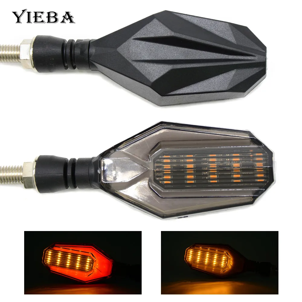 1 пара мотоциклетных светодиодных поворотников высокое качество 12 В