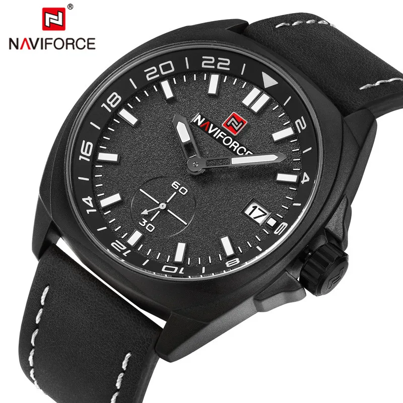 NAVIFORCE для мужчин часы Военная Униформа Спорт s лучший бренд класса люкс армия