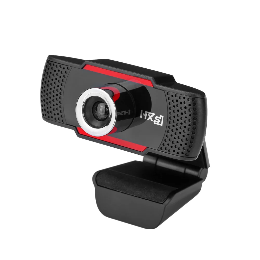 HXSJ USB HD веб-камера 720P вращающаяся Компьютерная камера для ПК видеозвонок и записи с шумоподавлением микрофон клип на стиль для ПК