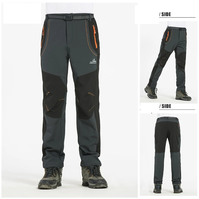 

Thickening Speed Dry Pants Men and Women Snowboard Outdoor Leisure Sport Breathable Winter Ski Pants Plus Size M-5XL h65