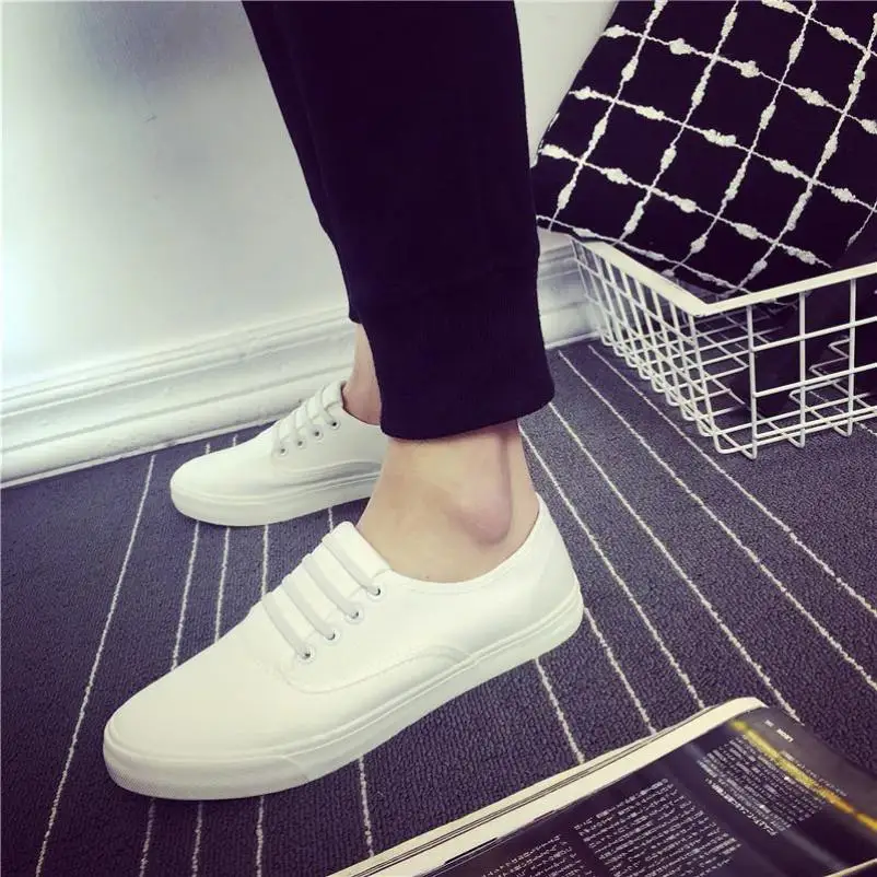 2018 New Style Love Shoes Pure Color Men's Breathable Canvas | Обувь