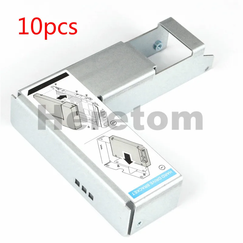 

10Pcs 3.5" TO 2.5" HDD Bracket Tray Caddy For DELL R420 R430 R510 R520 T620 R710 R720 R730 09W8C4 Converter Adapter Screw
