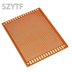 10 шт.пакет универсальной штепсельной бакелитовой пластины 7*9 см 2,54 мм Pegboard печатной платы 1,2 мм толщиной