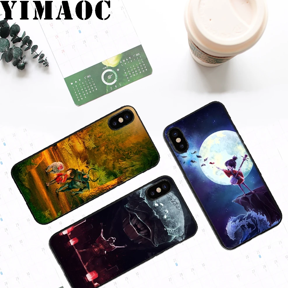 YIMAOC Kubo и Две Струны Мягкий силиконовый чехол для iPhone 11 Pro Xr Xs Max X или 10 8 7 6 6S Plus 5 5S SE |