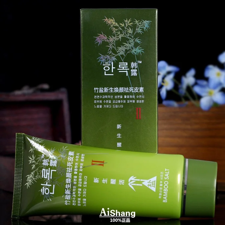 1 шт. корейский солью бамбука Уход за кожей лица крем-скраб для Отшелушивающий