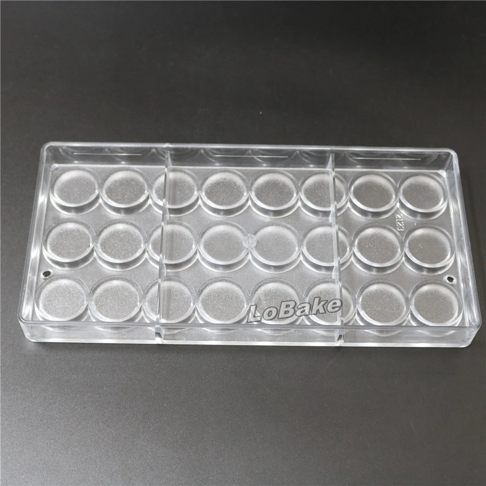 24 полости плоская поверхность круглая форма кубика ПК поликарбонатная