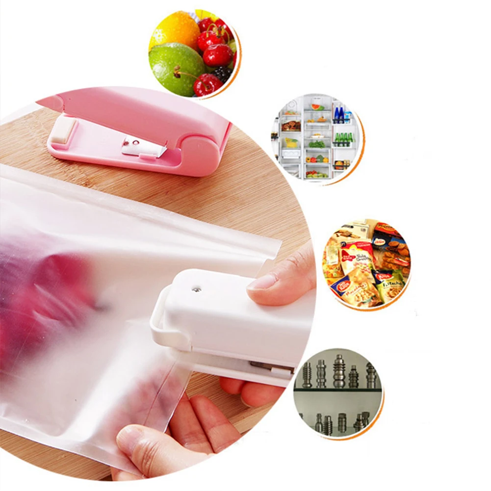 NEW HOT SALES Mini Portable Sealing Machine Plastic-envelope Snack Small Hand Press Heat | Дом и сад